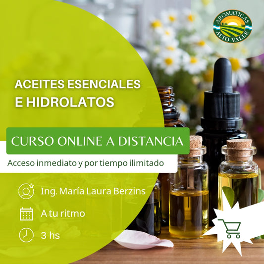 🎁 Curso online: Aceites Esenciales e Hidrolatos.